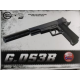 Страйкбольный пистолет COLT1911 Classic black с глушителем (Galaxy) G.053B SPRING